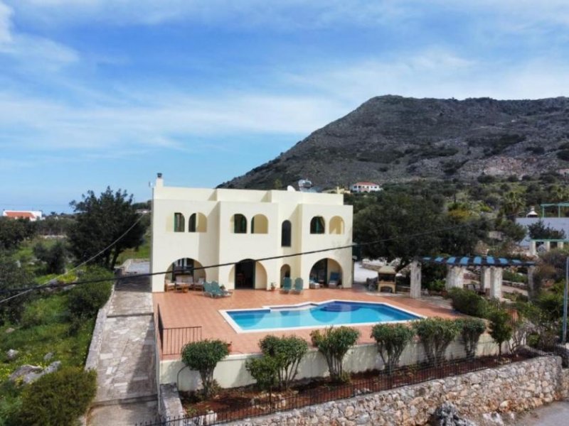 Kampia MIT BESICHTIGUNGSVIDEO! Kreta, Kampia Chania: Atemberaubende freistehende Villa mit Pool zum Verkauf Haus kaufen